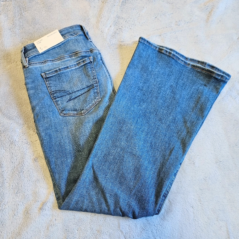 NWT American Eagle flare jeans in medium wash